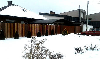 Навес для 2-х автомобилей в Новоалександровке 9.1х5 м. 7