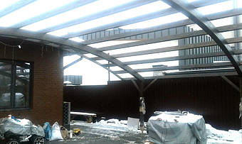 Навес для 2-х автомобилей в Новоалександровке 9.1х5 м. 10