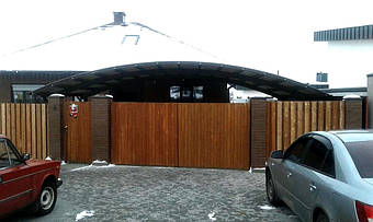 Навес для 2-х автомобилей в Новоалександровке 9.1х5 м. 12