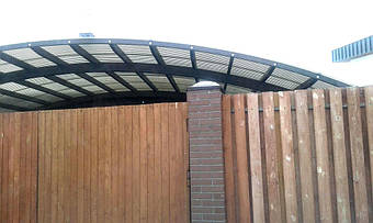 Навес для 2-х автомобилей в Новоалександровке 9.1х5 м. 15