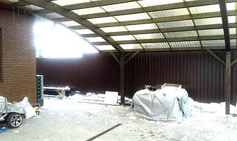 Навес для 2-х автомобилей в Новоалександровке 9.1х5 м. 25