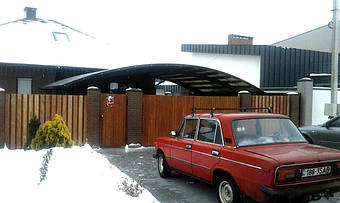 Навес для 2-х автомобилей в Новоалександровке 9.1х5 м. 40