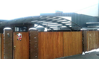 Навес для 2-х автомобилей в Новоалександровке 9.1х5 м. 41