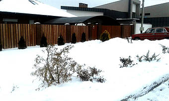 Навес для 2-х автомобилей в Новоалександровке 9.1х5 м. 43