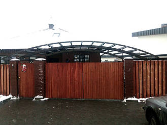 Навес для 2-х автомобилей в Новоалександровке 9.1х5 м. 46