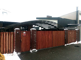 Навес для 2-х автомобилей в Новоалександровке 9.1х5 м. 47