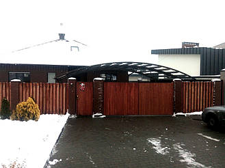 Навес для 2-х автомобилей в Новоалександровке 9.1х5 м. 48