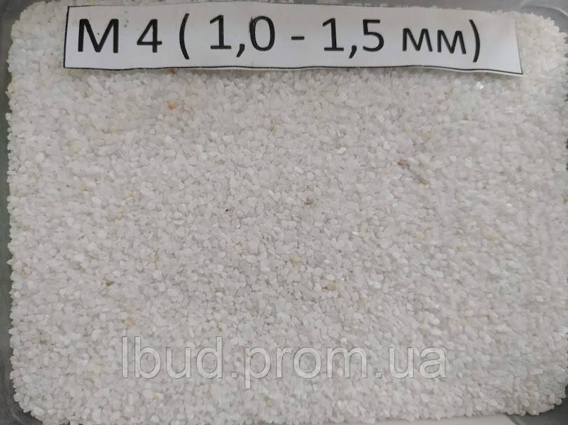 Мраморная крошка, М4 1.0 мм-1.5 мм, белая, Nigtas, Турция.1т біг бег - фото 1 - id-p1152315048
