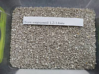 Кварцевый песок фракции 1,2 - 1,6 мм, для фильтрации, мешок 25 кг.