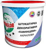 Декоративна акрилова штукатурка «камінцева» Anserglob дисперсійна 1.0 мм 1.5 мм 2.0 мм 25 кг.