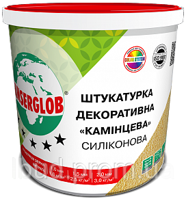 Декоративна силіконова штукатурка «камінцева» Anserglob 1.0 мм 1,5 мм 2,0 мм