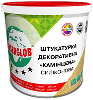 Декоративна силіконова штукатурка «камінцева» Anserglob 1.0 мм 1,5 мм 2,0 мм