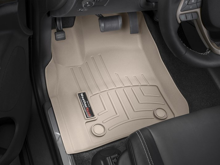 Килими гумові WeatherTech Jeep Grand Cherokee USA 2016+ передні бежеві