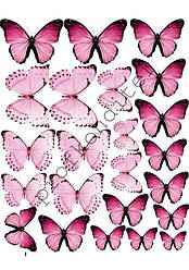 Вафельна картинка "Метелики" - 12