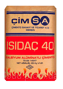 Глиноземистий Цемент Cimsa ICIDAC 40, 25 кг