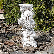 Садова фігура скульптура для саду Пара ангелів свічник світиться 31 см СП506-4 статуя св, фото 3