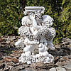 Садова фігура скульптура для саду Пара ангелів свічник світиться 31 см СП506-4 статуя св, фото 2
