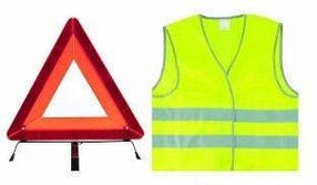 Аварійний знак зупинки+жилетка
