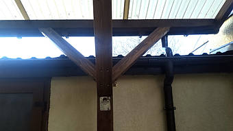 Навес для 2-х автомобилей в Одессе 6.5х6 м. 10