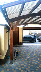 Навес для 2-х автомобилей в Одессе 6.5х6 м. 14