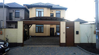 Навес для 2-х автомобилей в Одессе 6.5х6 м. 18