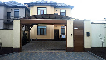 Навес для 2-х автомобилей в Одессе 6.5х6 м. 19