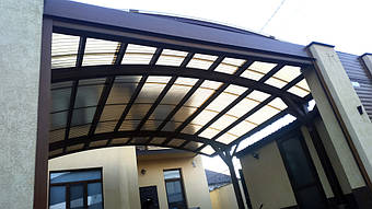 Навес для 2-х автомобилей в Одессе 6.5х6 м. 23