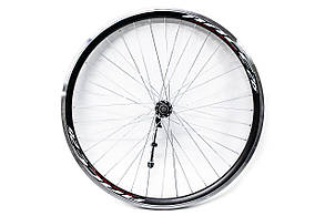 Колесо пер. VLT 29" AL 36H двост. чорн.; Втулка SHUNFENG SF-A221F Vbr, колір черн, на пром. підшип.