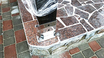 Козырек для входной двери в Новоалександровке 2х3.26 м. 4