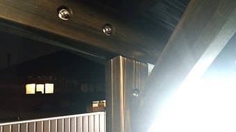 Козырек для входной двери в Новоалександровке 2х3.26 м. 14