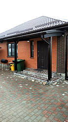 Козырек для входной двери в Новоалександровке 2х3.26 м. 19