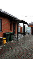 Козырек для входной двери в Новоалександровке 2х3.26 м. 22