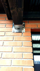 Козырек для входной двери в Новоалександровке 2х3.26 м. 39