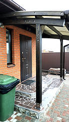 Козырек для входной двери в Новоалександровке 2х3.26 м. 48