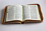 Біблія "Пшеничне поле", золотий обріз та індекси, на замочку (130х185 мм), фото 6