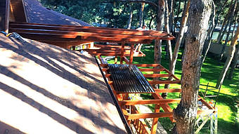 Козырек для входной двери 9х7 м. 7