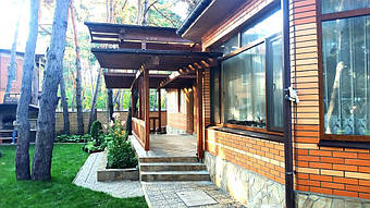 Козырек для входной двери 9х7 м. 11