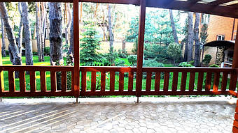 Козырек для входной двери 9х7 м. 12