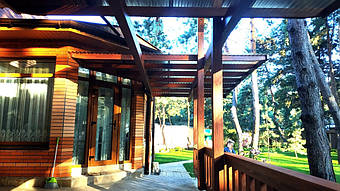 Козырек для входной двери 9х7 м. 14