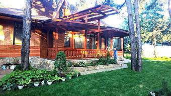 Козырек для входной двери 9х7 м. 22