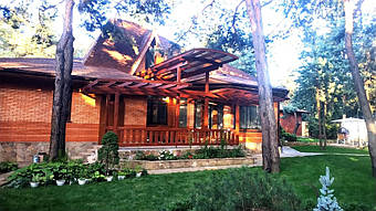 Козырек для входной двери 9х7 м. 25