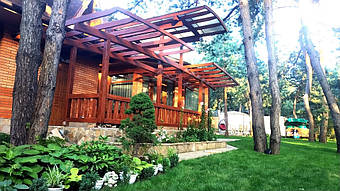 Козырек для входной двери 9х7 м. 30