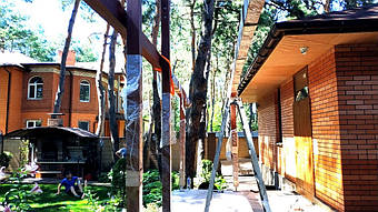 Козырек для входной двери 9х7 м. 40