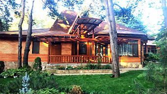 Козырек для входной двери 9х7 м. 46