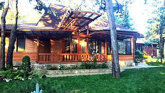 Козырек для входной двери 9х7 м. 48