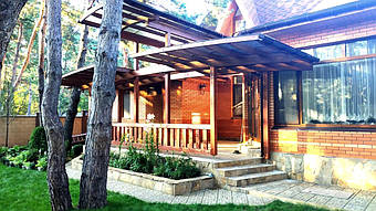 Козырек для входной двери 9х7 м. 49