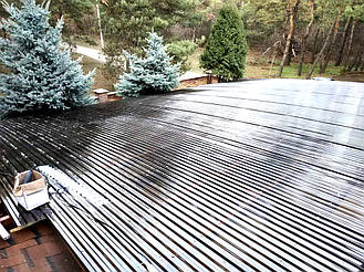 Навес Пристенный для 2-х автомобилей 8.4х12.3 м. 33