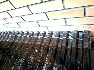 Навес Пристенный для 2-х автомобилей 8.4х12.3 м. 35