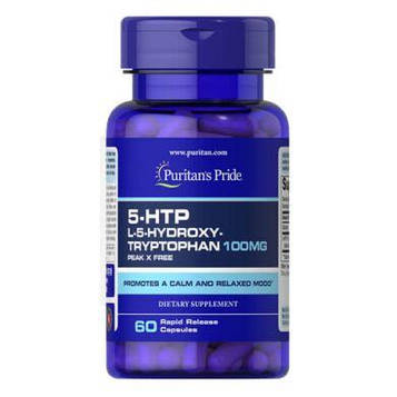 Гідрокситриптофан - Puritan's Pride 5-HTP (Hydroxytryptophan) 100 mg