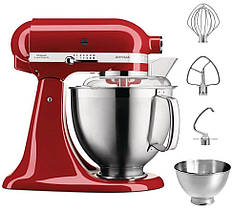 Міксер планетарний настільний KitchenAid Artisan 5KSM185ECA чаша 4.8 л, з двома чашами Карамельне яблуко